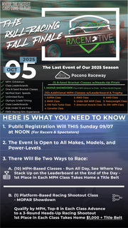 Racer (Covers the Driver Only) - POCONO - OCT 5