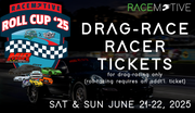 RaceMotive Roll-Cup '25 @ Maryland Intl. Raceway (MIR) DRAG-RACER (Covers the Driver ONLY)