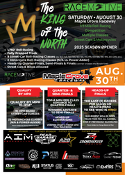 RaceMotive - King of the North: 2025 Season Opener - Racer (Covers the Driver Only)