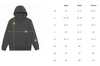 Embroidered "RaceMotive Bear" Heather Grey Organic Cotton Hooded Sweatshirt